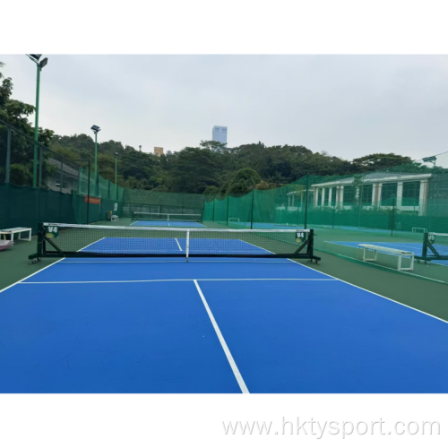Low Price Portable Outdoor Tennis Post Pickleball Court Net Pole System